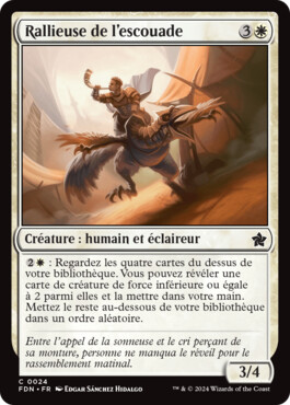 Rallieuse de l'escouade - Fondations de Magic: The Gathering