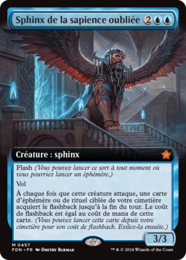 Sphinx de la sapience oubliée - Fondations de Magic: The Gathering