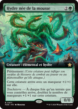 Hydre née de la mousse - Fondations de Magic: The Gathering