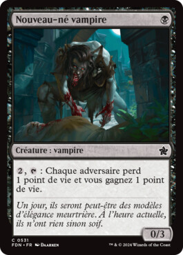 Nouveau-né vampire - Fondations de Magic: The Gathering