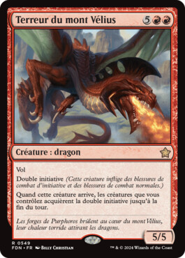 Terreur du mont Vélius - Fondations de Magic: The Gathering