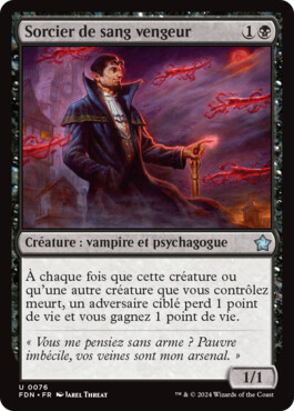 Sorcier de sang vengeur - Fondations de Magic: The Gathering