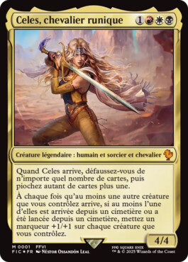 Celes, chevalier runique - Final Fantasy Commander