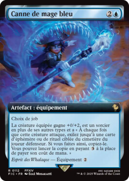 Canne de mage bleu - Final Fantasy Commander