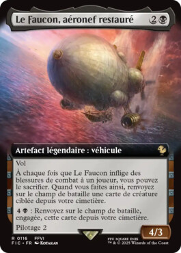 Le Faucon, aéronef restauré - Final Fantasy Commander