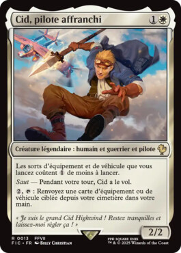 Cid, pilote affranchi - Final Fantasy Commander