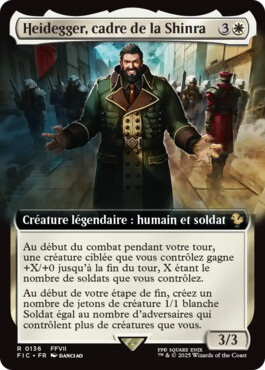 Heidegger, cadre de la Shinra - Final Fantasy Commander