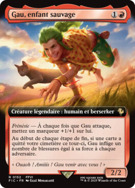Gau, enfant sauvage - Final Fantasy Commander
