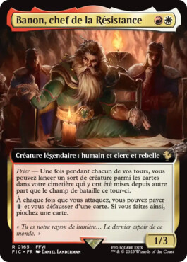 Banon, chef de la Résistance - Final Fantasy Commander