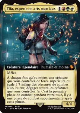 Tifa, experte en arts martiaux - Final Fantasy Commander