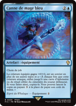 Canne de mage bleu - Final Fantasy Commander