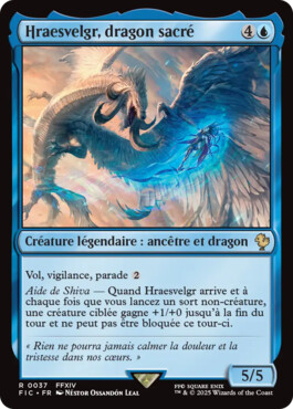 Hraesvelgr, dragon sacré - Final Fantasy Commander