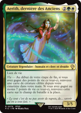 Aerith, dernière des Anciens - Final Fantasy Commander