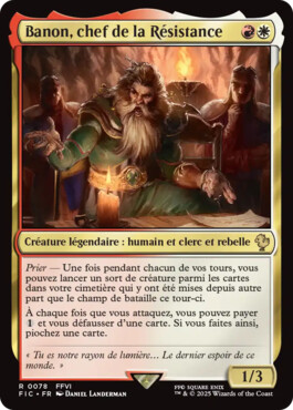 Banon, chef de la Résistance - Final Fantasy Commander