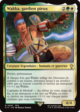 Wakka, gardien pieux - Final Fantasy Commander