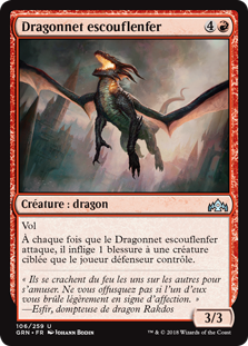 Dragonnet escouflenfer - Guildes de Ravnica