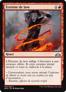 Étreinte de lave - Guildes de Ravnica