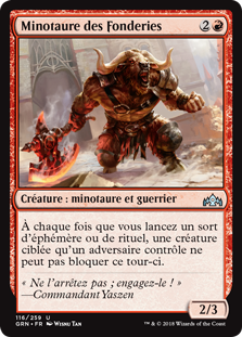 Minotaure des Fonderies - Guildes de Ravnica