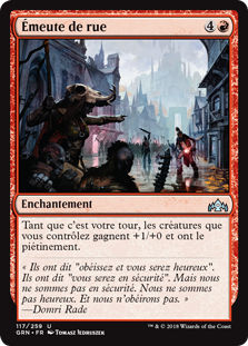 Émeute de rue - Guildes de Ravnica