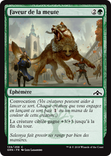 Faveur de la meute - Guildes de Ravnica