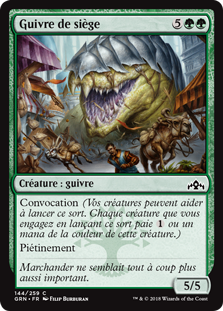 Guivre de siège - Guildes de Ravnica