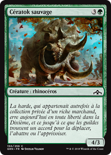 Cératok sauvage - Guildes de Ravnica