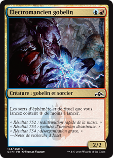 Électromancien gobelin - Guildes de Ravnica