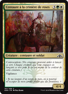 Centaure à la crinière de roses - Guildes de Ravnica