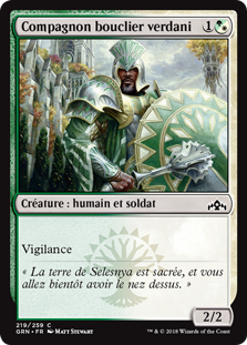 Compagnon bouclier verdani - Guildes de Ravnica