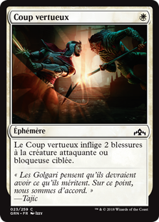 Coup vertueux - Guildes de Ravnica