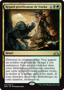 Regard pétrificateur de Vraska - Guildes de Ravnica