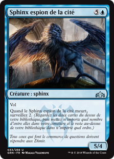 Sphinx espion de la cité - Guildes de Ravnica