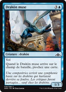 Drakôn muse - Guildes de Ravnica