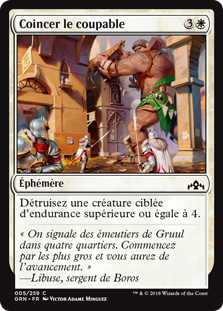 Coincer le coupable - Guildes de Ravnica