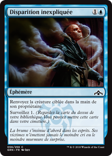 Disparition inexpliquée - Guildes de Ravnica