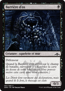 Barrière d'os - Guildes de Ravnica