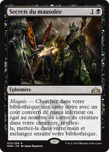 Secrets du mausolée - Guildes de Ravnica