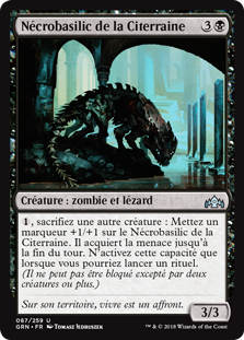 Nécrobasilic de la Citerraine - Guildes de Ravnica