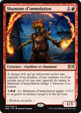 Shamane d'immolation - L'allégeance de Ravnica