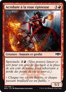 Acrobate à la roue épineuse - L'allégeance de Ravnica