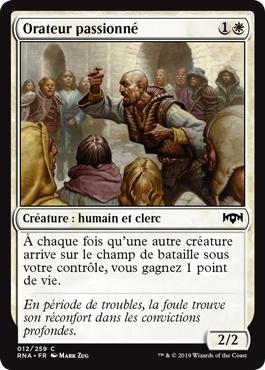 Orateur passionné - L'allégeance de Ravnica