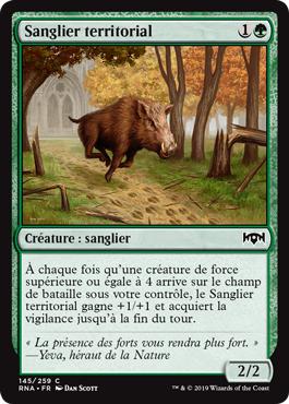 Sanglier territorial - L'allégeance de Ravnica