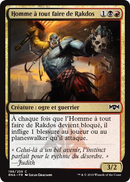 Homme à tout faire de Rakdos - L'allégeance de Ravnica