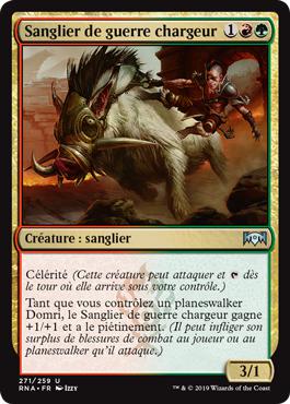 Sanglier de guerre chargeur - L'allégeance de Ravnica