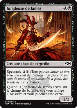 Jongleuse de lames - L'allégeance de Ravnica