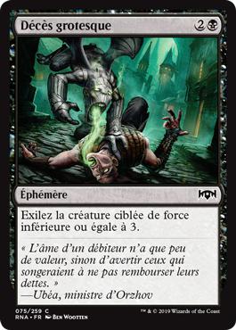 Décès grotesque - L'allégeance de Ravnica