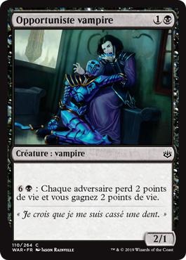 Opportuniste vampire - La Guerre des Planeswalkers