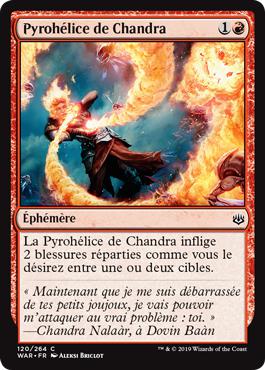 Pyrohélice de Chandra - La Guerre des Planeswalkers