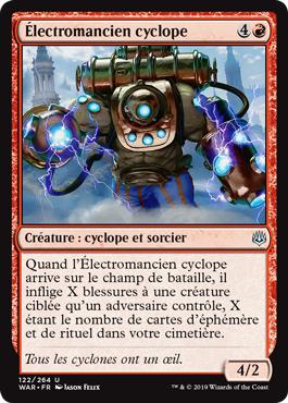 Électromancien cyclope - La Guerre des Planeswalkers