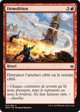 Démolition - La Guerre des Planeswalkers